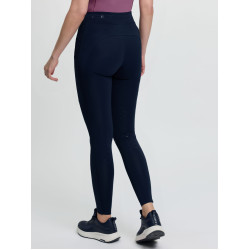 Legging de equitação LeMieux com assento parcial cruzado Simone feminino Marinho Azul-marinho