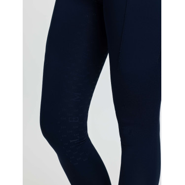 Legging de equitação LeMieux com assento parcial cruzado Simone feminino Marinho Azul-marinho