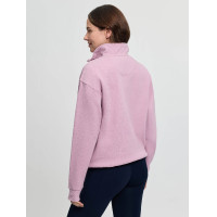 Sweatshirt com fecho de correr no colarinho LeMieux Kelsie para mulher Fondant