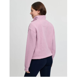 Sweatshirt com fecho de correr no colarinho LeMieux Kelsie para mulher Fondant