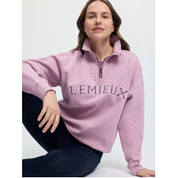 Sweatshirt com fecho de correr no colarinho LeMieux Kelsie para mulher Fondant