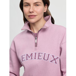 Sweatshirt com fecho de correr no colarinho LeMieux Kelsie para mulher Fondant