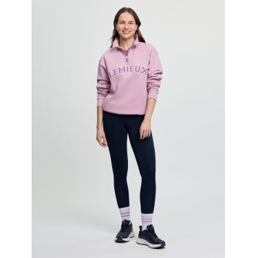 Sweatshirt com fecho de correr no colarinho LeMieux Kelsie para mulher Fondant
