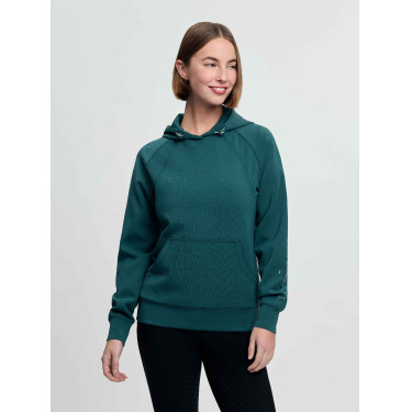 Sweat com capuz LeMieux Nadine Airflow para mulher Selva Verde