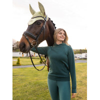 Sweat com capuz LeMieux Nadine Airflow para mulher Selva Verde