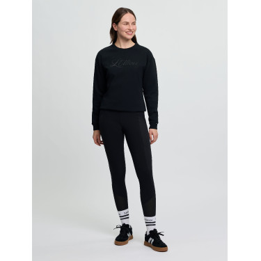 Sweatshirt com gola redonda LeMieux Christina feminino Preto
