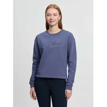 Sweatshirt com gola redonda LeMieux Christina feminino Dégradé Azul