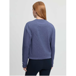 Sweatshirt com gola redonda LeMieux Christina feminino Dégradé Azul