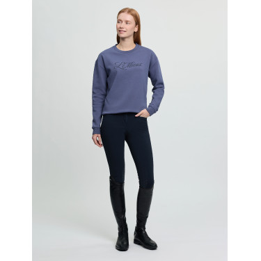 Sweatshirt com gola redonda LeMieux Christina feminino Dégradé Azul