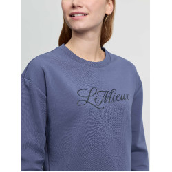 Sweatshirt com gola redonda LeMieux Christina feminino Dégradé Azul