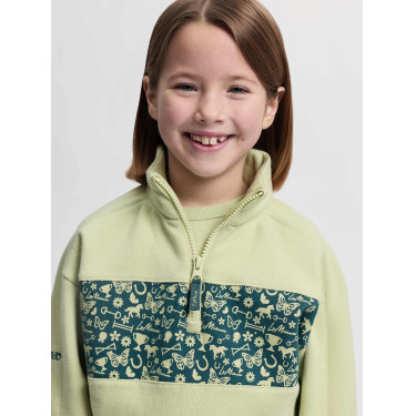 Sweat com gola de fecho LeMieux Mini Quinn Macaron
