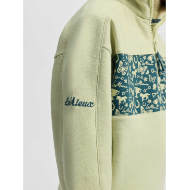 Sweat com gola de fecho LeMieux Mini Quinn Macaron