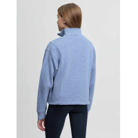 Camisola com gola de fecho éclair LeMieux Young Rider Vianne Azul-pó Camisola com gola de fecho éclair LeMieux Young Rider Vianne Azul-pó