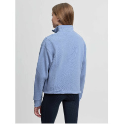 Camisola com gola de fecho éclair LeMieux Young Rider Vianne Azul-pó