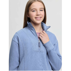 Camisola com gola de fecho éclair LeMieux Young Rider Vianne Azul-pó