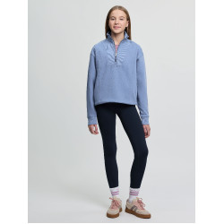Camisola com gola de fecho éclair LeMieux Young Rider Vianne Azul-pó
