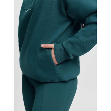 Camisola com gola de fecho éclair LeMieux Young Rider Vianne Selva Verde Camisola com gola de fecho éclair LeMieux Young Rider Vianne Selva Verde