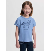 T-shirt LeMieux Mini Alex Azul-pó