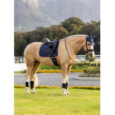 Sapata de dressage LeMieux Square em tecido mesh Air-Tek Sombra