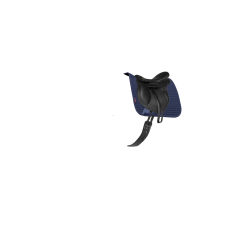 Sapata de dressage LeMieux Square em tecido mesh Air-Tek Sombra