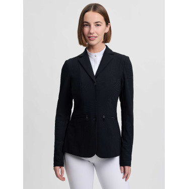 Casaca de concurso LeMieux Tall Jessica Mesh feminina Preto