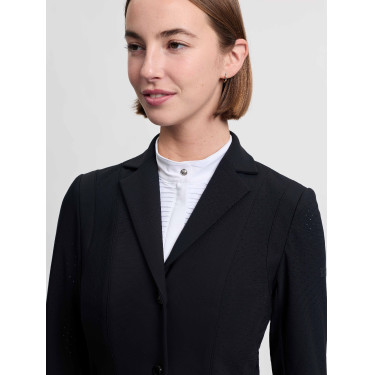 Casaca de concurso LeMieux Tall Jessica Mesh feminina Preto