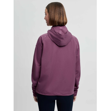 Casaco impermeável LeMieux meia-zíper Perri feminino Malva