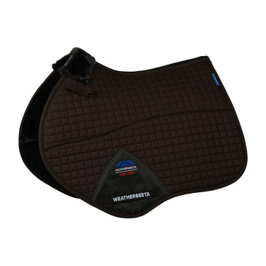 Manta de sela Weatherbeeta Prime Air-Tec Comfy Fleece Jumping Castanho