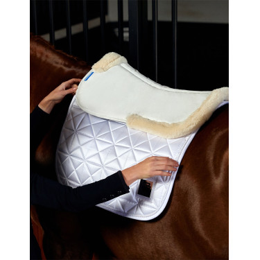 Amortecedor Weatherbeeta de memória de forma Comfort com borda de fleece Branco