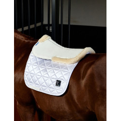 Amortecedor Weatherbeeta de memória de forma Comfort com borda de fleece Branco