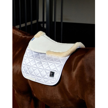 Amortecedor Weatherbeeta de memória de forma Comfort com borda de fleece Branco