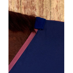 Camisa de algodão Weatherbeeta Marinho / bordô Azul