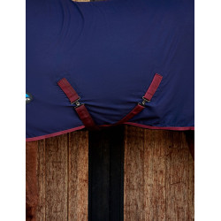 Camisa de algodão Weatherbeeta Marinho / bordô Azul