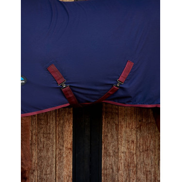 Camisa de algodão Weatherbeeta Marinho / bordô Azul