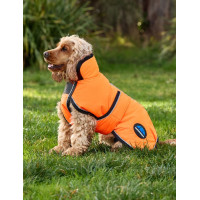 Capa impermeável para cão WeatherBeeta ComFiTec refletora 300D Deluxe Laranja Capa impermeável para cão WeatherBeeta ComFiTec refletora 300D Deluxe Laranja