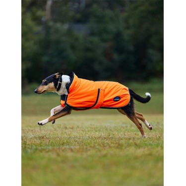 Capa impermeável para cão WeatherBeeta ComFiTec refletora 300D Deluxe Laranja Capa impermeável para cão WeatherBeeta ComFiTec refletora 300D Deluxe Laranja