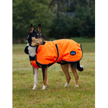 Capa impermeável para cão WeatherBeeta ComFiTec refletora 300D Deluxe Laranja Capa impermeável para cão WeatherBeeta ComFiTec refletora 300D Deluxe Laranja