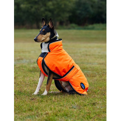 Capa impermeável para cão WeatherBeeta ComFiTec refletora 300D Deluxe Laranja Capa impermeável para cão WeatherBeeta ComFiTec refletora 300D Deluxe Laranja
