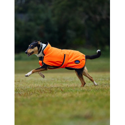 Capa impermeável para cão WeatherBeeta ComFiTec refletora 300D Deluxe Laranja Capa impermeável para cão WeatherBeeta ComFiTec refletora 300D Deluxe Laranja