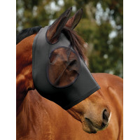 Máscara anti-moscas WeatherBeeta ComFiTec Deluxe Stretch com orelhas Preto cobalto Azul