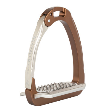 Estribos Arena Aluplus 2.0 Acavallo Bronze / titânio solar Castanho