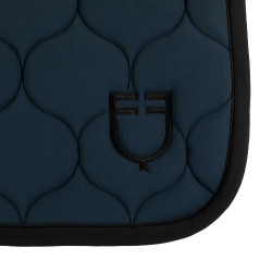 Tapete de salto em tecido técnico acolchoado Equestro Blazer marinho Azul-marinho