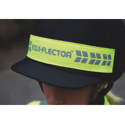 Faixa refletora para capacete Shires Equi-Flector® Amarelo vivo Faixa refletora para capacete Shires Equi-Flector® Amarelo vivo