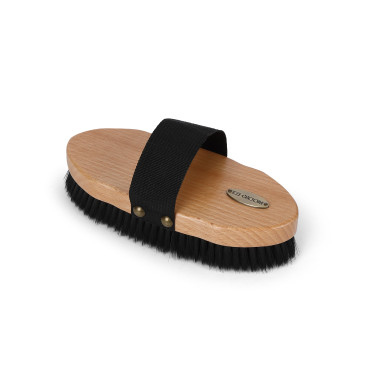 Escova macia Premium Shires Ezi-Groom Madeira Bege Escova macia Premium Shires Ezi-Groom Madeira Bege