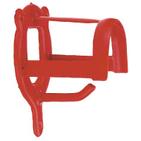 Suporte de bridão Kerbl metal epóxi Vermelho Suporte de bridão Kerbl metal epóxi Vermelho
