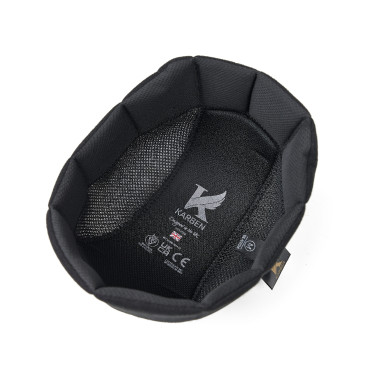 Forro de capacete Ellipse Shires Karben Preto