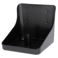 Suporte de pedra para lamber quadrado Kerbl Preto