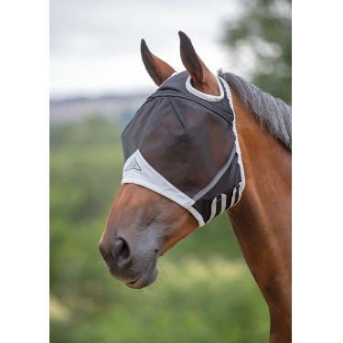 Máscara anti-moscas Shires com abertura para orelhas FlyGuard Pro Máscara anti-moscas Shires com abertura para orelhas FlyGuard Pro
