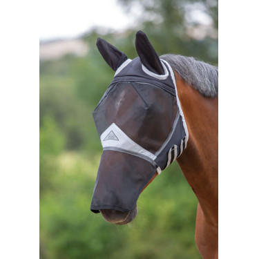Máscara anti-moscas com proteção para o nariz Shires FlyGuard Pro Máscara anti-moscas com proteção para o nariz Shires FlyGuard Pro