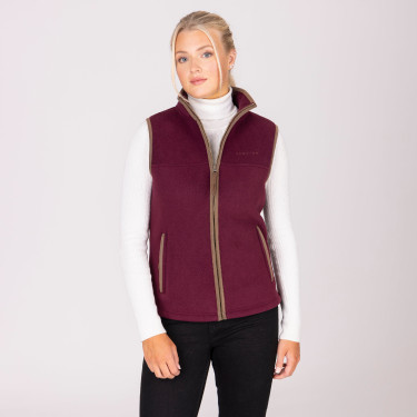 Colete polar Core Shires Aubrion Bordéus Bord&amp;amp;amp;amp;amp;ocirc;